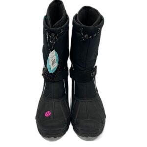 Totes Snowstorm Black Snow Boots Men's Size 12M NWT